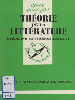 cover image of Théorie de la littérature